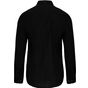 kariban Chemise col mao manches longues black