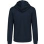 Kariban sweat-shirt zippé capuche contrastée navy/red