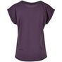 Build Your Brand Ladies Extended Shoulder Tee purple_night