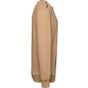 WK Designed To Work Sweat-shirt Day To Day zip poche contrastée unisexe camel/black