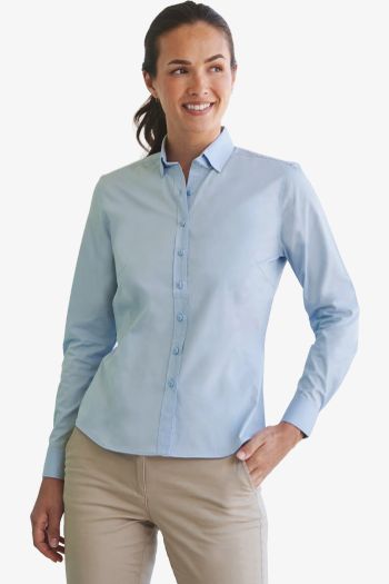 Image produit Ladies' long sleeved ‘cotton feel' coolplus shirt