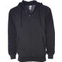 Independent Unisex Heavyweight Varsity Zip Hood charcoal_heather/black