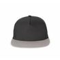 k-up Casquette snapback - 5 panneaux dark_grey/light_grey