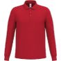 iDeal Basic Brand Polo piqué LSL homme 180 ideal_red