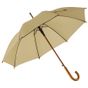 L-merch Automatic Umbrella With Wooden Handle Boogie beige