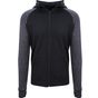 AWDis Just Cool Men's Cool Contrast Zoodie black/black_slate_melange