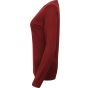 Henbury Ladies' 12gg v-neck jumper burgundy