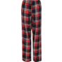 SF Clothing Women´s tartan lounge pants red_navy_check