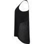 Tombo Ladies' open back vest black