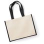 westfordmill Printers Jute Classic Shopper black