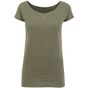 Build Your Brand Ladies Wideneck Tee olive