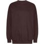 Tiger Cotton Oversized Sweatshirt brown