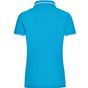 James&Nicholson Ladies Polo turquoise/white