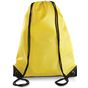 Kimood Sac à dos cordelettes yellow