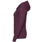 Russell Authentic Sweat capuche zippé femme burgundy