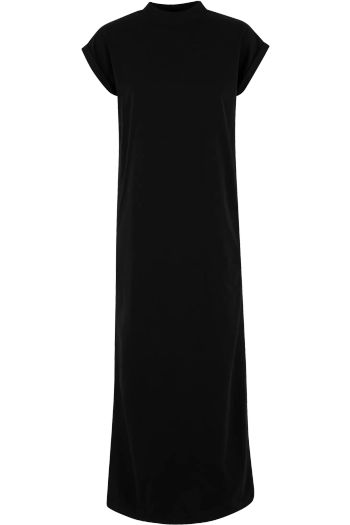 Ladies Sorona® Long Extended Shoulder Dress - Black