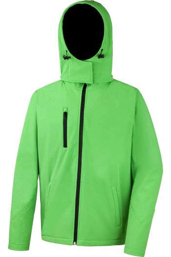 Image produit Mens recycled hooded softshell