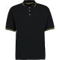 Kustom Kit Men's St. Mellion Polo Black / Yellow