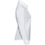 Russell Chemise Oxford cintrée manches longues femme white