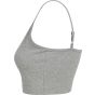SF Clothing Women´s sustainable fashion cropped cami top heather_grey