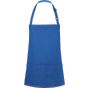 karlowsky Short bib apron basic with buckle and pocket blue