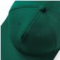 Beechfield Casquette snapback rappeur à 5 panneaux bottle_green