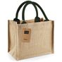 Westford Mill Sac cadeau en jute mini natural/forest_green
