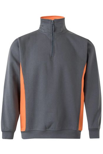 Image produit Sweat bicolore zippé