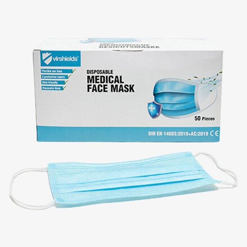 Medical Face Mask Type IIR (x50) Virshields