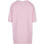 Build Your Brand Ladies Oversized Boyfriend Tee Soft pink