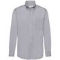 fruit of the loom Men´s Long Sleeve Oxford Shirt gris_oxford