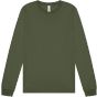 Bella Unisex jersey long sleeve tee military_green