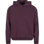 Build Your Brand Fluffy Hoody plum_purple