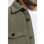 Kariban Surchemise polaire doublée sherpa dark_khaki/storm_grey