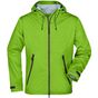 James&Nicholson Men´s Outdoor Jacket spring_green/iron_grey