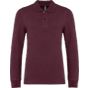 Kariban Polo manches longues enfant wine