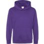 AWDis Just Hoods Kids Hoodie purple