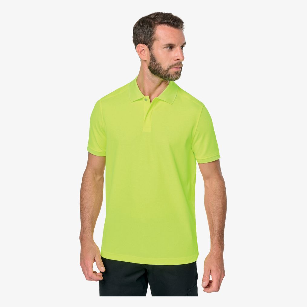 Polo unisexe écoresponsable coton/polyester  WK-Designed-To-Work