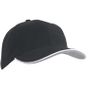 Myrtle Beach Double Sandwich Cap black/white/dark_grey