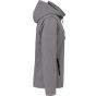 Kariban Veste Softshell 3 couches à capuche avec manches amovibles unisexe marl_grey
