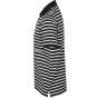 Front Row Striped jersey polo shirt navy/white