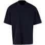 Build Your Brand Oversized Mock Neck Tee navy