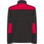 JHK Full zip fleece jacket black/red