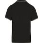 Kariban Polo maille piquée manches courtes homme black/light_grey/white