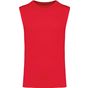 Kariban T-shirt sans manches écoresponsable homme red