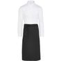 SG Accessories - Bistro Rome - Medium Length Bistro Apron with Pocket black