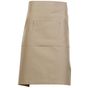 NewGen Tablier de Barman mi-long en coton beige