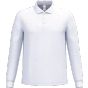 iDeal Basic Brand Polo piqué LSL homme 180 ideal_white