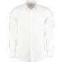 Kustom Kit Poplin Shirt Long Sleeve White