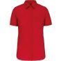 Kariban Chemise popeline polycoton manches courtes entretien facile femme classic_red